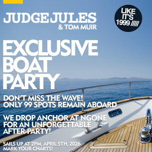 April 5th - Boat Party & After Party